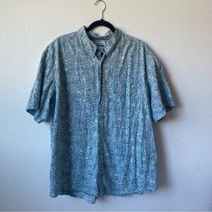 Columbia XL Men's Teal Graphic Shirt 100% Cotton